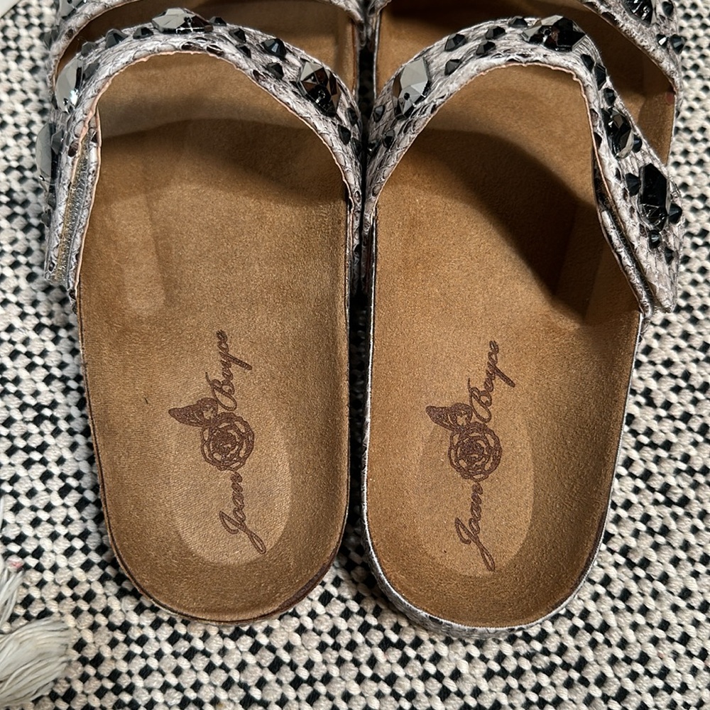 Joan Boyce Strappy Sandals With Jewels - Picture 5 of 12